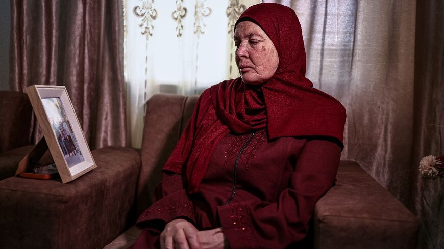 Palestinian Milia Hamayel begged her son Thaer not to go try to fight off an attack by Israeli settlers on their West Bank village
