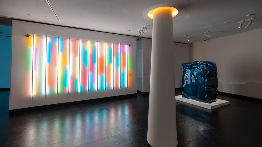 An exhibition view of “Dreams” at the new Black Gold Museum in Riyadh. (Courtesy of Black Gold Museum) 