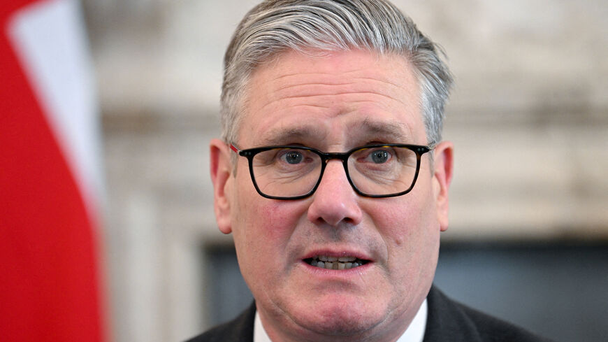 FILE PHOTO: Britain's Prime Minister Keir Starmer attends a meeting to discuss the U.S.-Israeli conflict with Iran and the impact on the Strait of Hormuz, in London, Britain, March 30, 2026. REUTERS/Jaimi Joy/Pool/File Photo