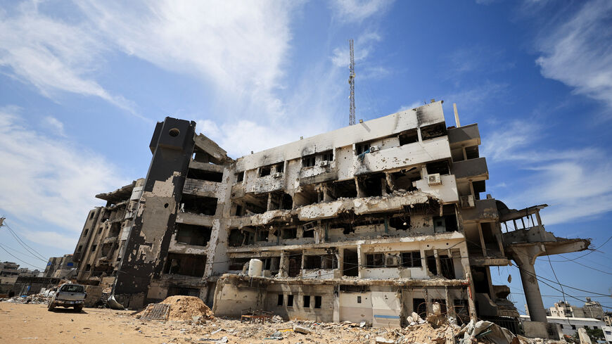 The damaged Al-Shifa Hospital during the war in Gaza City, March 31, 2026. REUTERS/Dawoud Abu Alkas