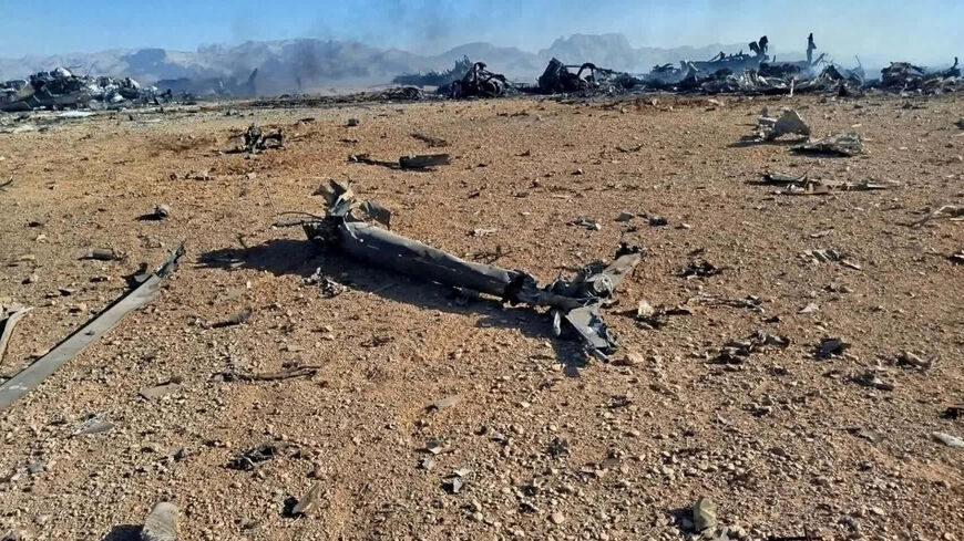 A still image purporting to show U.S. aircraft destroyed during the U.S. mission to find a stranded airman in Iran, the Revolutionary Guards said according to Iranian media, amid the U.S.-Israeli conflict with Iran, in Isfahan, Iran, released on April 5, 2026. Social Media/via REUTERS