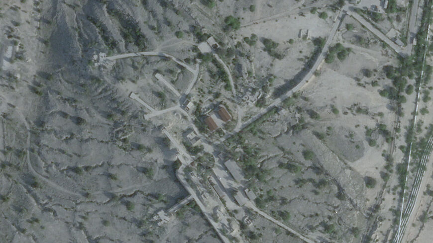 A satellite image of Kharg Island, Iran, before U.S. strikes, February 25, 2026. 2026 Planet Labs PBC/Handout via REUTERS