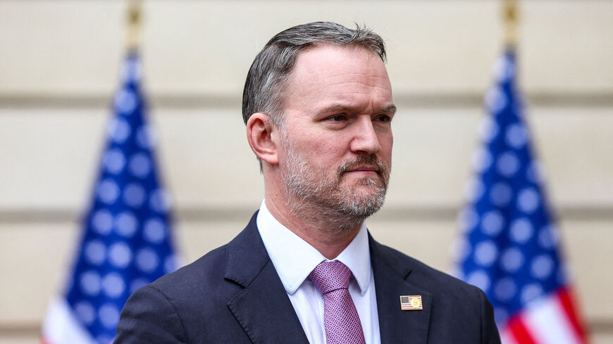 FILE PHOTO: U.S. Trade Representative Jamieson Greer attends a press conference with U.S. Treasury Secretary Scott Bessent (not pictured) after two days of meetings with a Chinese delegation, in Paris, France March 16, 2026. REUTERS/Abdul Saboor/File Photo