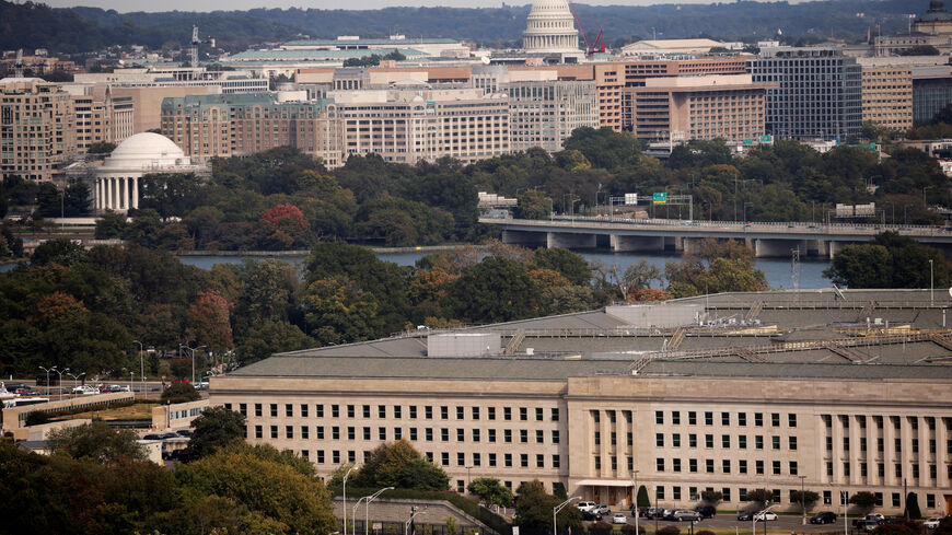 FILE PHOTO: The Pentagon building is seen in Arlington, Virginia, U.S. October 9, 2020. REUTERS/Carlos Barria/File Photo