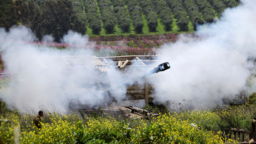 An Israeli artillery unit fires towards Lebanon, amid escalating hostilities between Israel and Hezbollah, as the U.S.-Israeli conflict with Iran continues, in northern Israel, March 27, 2026. REUTERS/Tyrone Siu