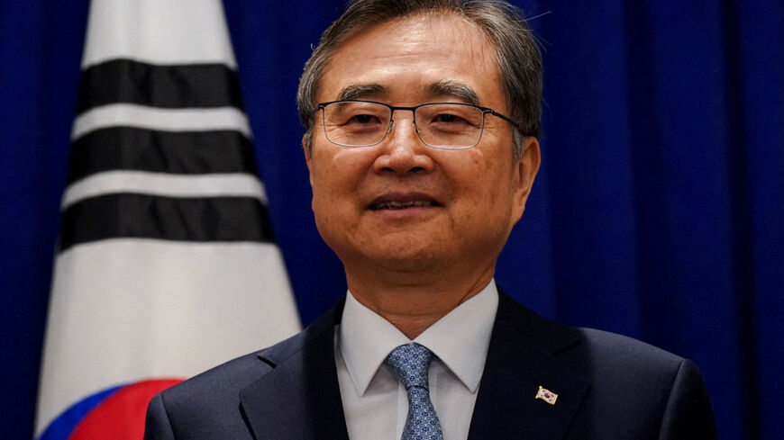 South Korean Foreign Minister Cho Hyun arrives for a meeting on the sidelines of the 80th United Nations General Assembly in New York City, U.S., September 22, 2025. REUTERS/Bing Guan/Pool