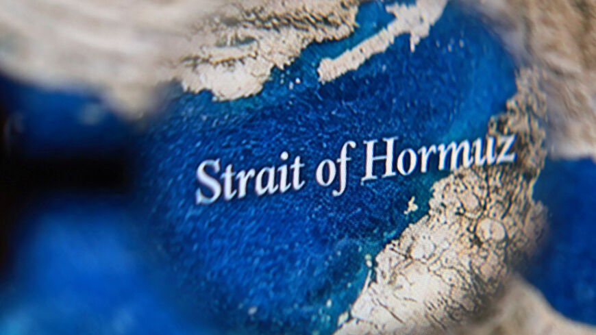 Strait of Hormuz map is seen in this illustration taken April 15, 2026. REUTERS/Dado Ruvic/Illustration