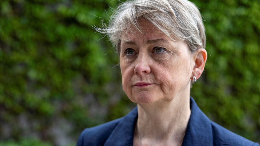 British Foreign Secretary Yvette Cooper looks on during an interview with Reuters, as she attends Antalya Diplomacy Forum in Antalya, Turkey, April 18, 2026. REUTERS/Umit Bektas