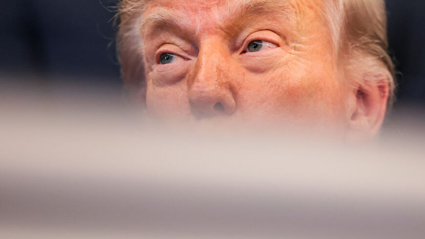 U.S. President Donald Trump looks on during a healthcare affordability event in the Oval Office at the White House in Washington, D.C., U.S., April 23, 2026. REUTERS/Kylie Cooper