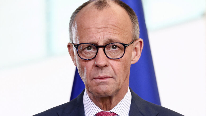 German Chancellor Friedrich Merz after a cabinet meeting at the Chancellery, in Berlin, Germany, April 29, 2026.    REUTERS/Liesa Johannssen