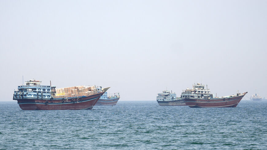 Ships and boats in the Strait of Hormuz, Musandam, Oman, April 29, 2026. REUTERS/Stringer
