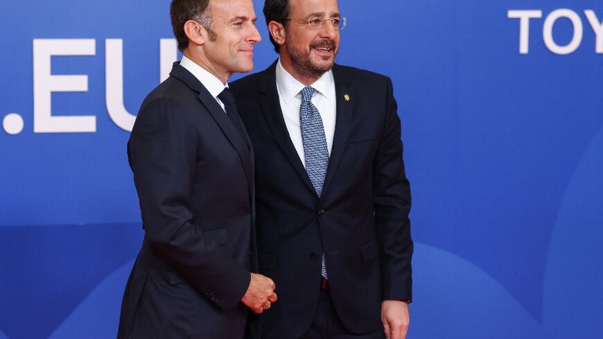 French President Emmanuel Macron and Cypriot President Nikos Christodoulides said Europe should do more in the Middle East