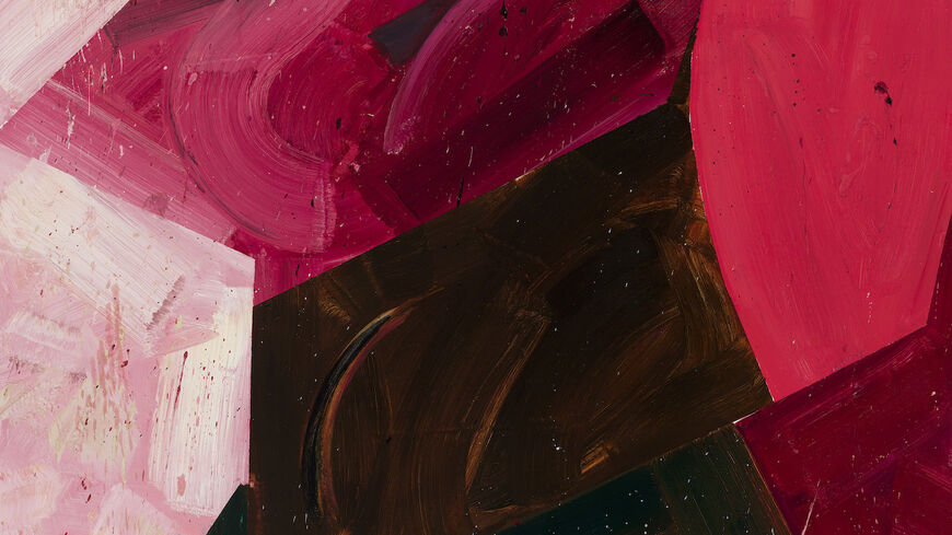 Amir Khojasteh. A Man Burning. No. 2. 2023. Oil on canvas. 200x180cm. (Courtesy of Carbon 12 Gallery and the artist)