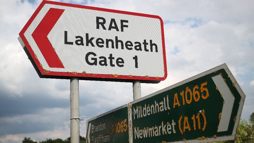 The base near the village of Lakenheath hosts US Air Force fighters