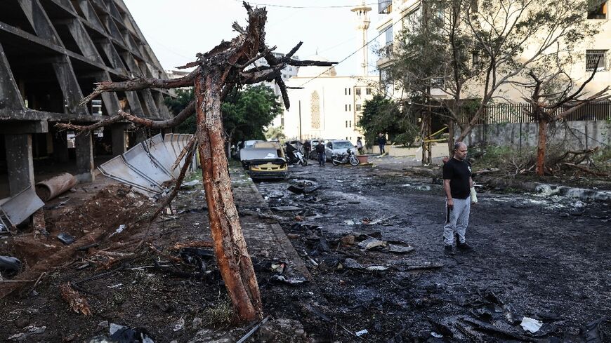 In Lebanon, the health ministry said seven people were killed in Israeli strikes in south Beirut  