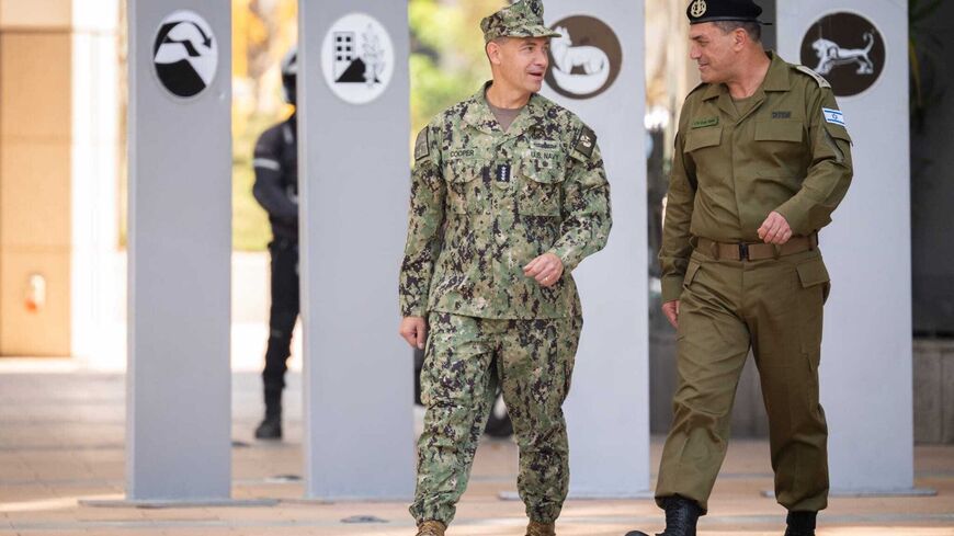 CENTCOM chief Adm. Brad Cooper meets with IDF Chief Lt. Gen. Eyal Zamir in Israel, March 31, 2026.