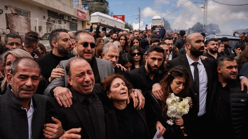 Anti-Hezbollah party official Pierre Mouawad and his wife Flavia were killed in an Israeli strike on Easter Sunday