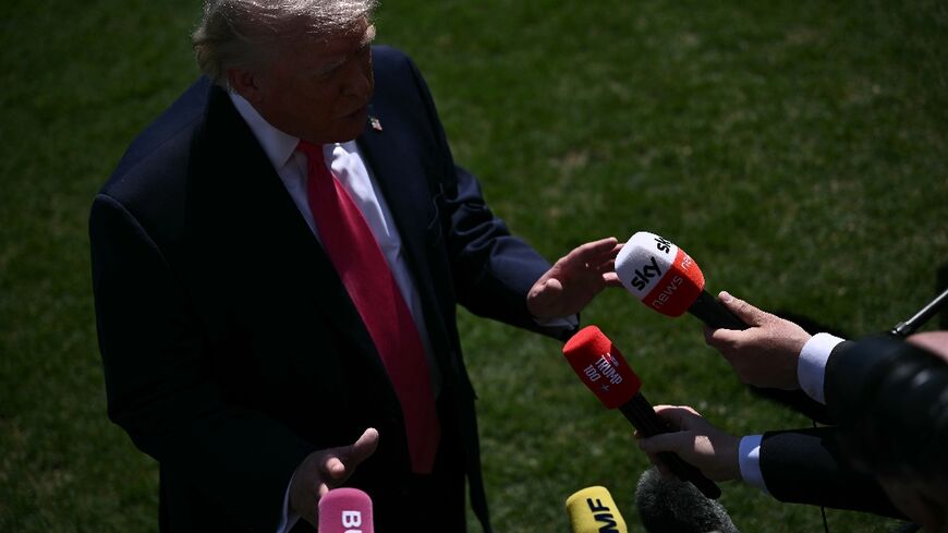 The White House has twice corrected comments by President Donald Trump this week