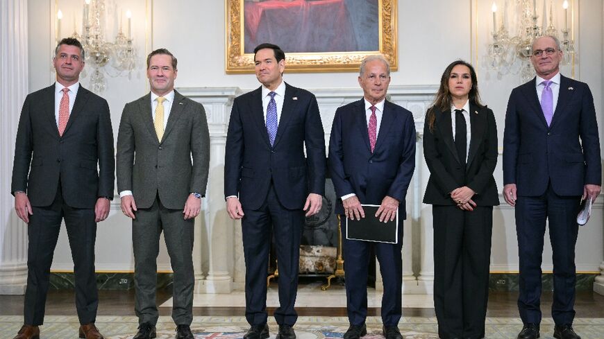 The ambassadors of Israel and Lebanon to the United States joined historic talks at the State Department in Washington