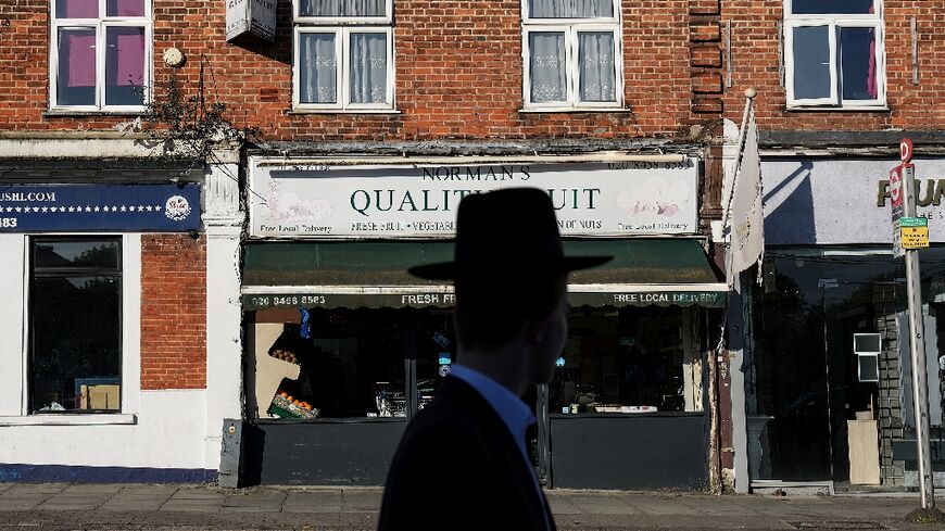 The street in Golders Green where a stabbing took place