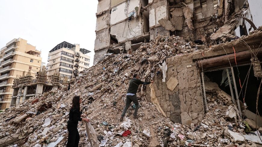 Ghida Krisht and Wael Sabbagh both lost relatives in an Israeli strikes