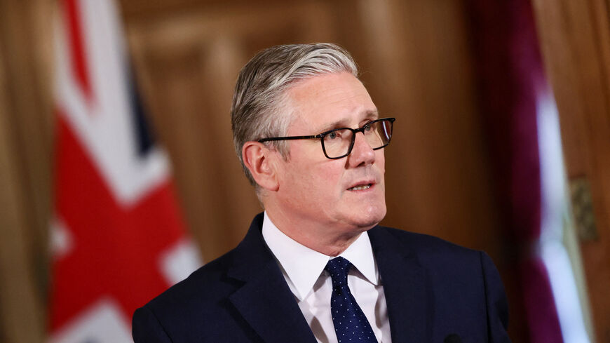 British Prime Minister Keir Starmer gives a media statement at Downing Street in London, Britain, April 30, 2026. REUTERS/Jack Taylor/File photo