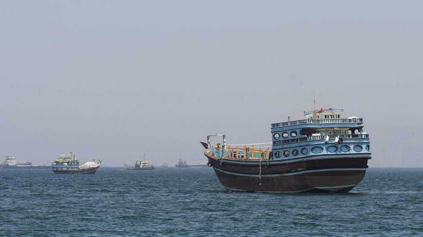 Ships and boats in the Strait of Hormuz, Musandam, Oman, May 4, 2026. REUTERS/Stringer