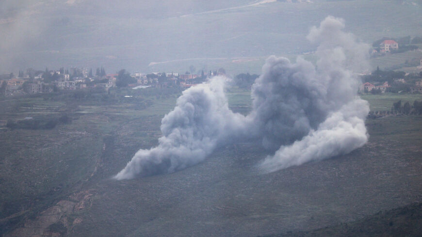 Smoke rises from southern Lebanon, as seen from the Israeli side of the Israel-Lebanon border, May 5, 2026. REUTERS/Ammar Awad