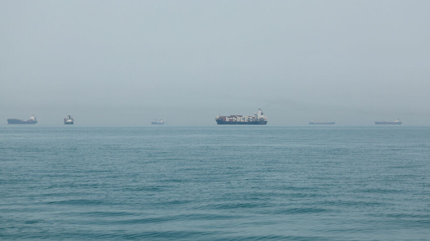 Vessels in the Strait of Hormuz, Iran, May 22, 2026. Majid Asgaripour/WANA (West Asia News Agency) via REUTERS