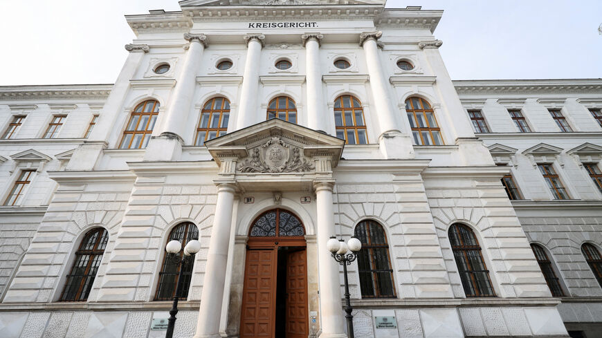 The courthouse where a 21-year-old Austrian suspected of being an Islamic State (IS) supporter who was planning an attack on Taylor Swift's Vienna concert in 2024 will go on trial, in Wiener Neustadt, Austria, April 28, 2026. REUTERS/Leonhard Foeger