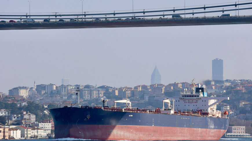FILE PHOTO: Sierra Leone-flagged crude oil tanker Altura transits the Bosphorus in Istanbul, Turkey, March 16, 2026. REUTERS/Yoruk Isik/File Photo