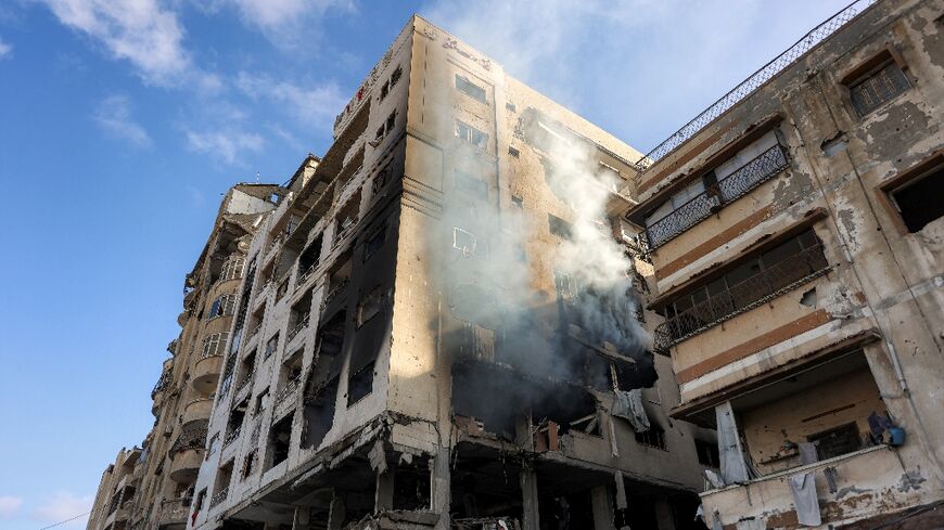 Israel said it had killed Ezzedine Al-Haddad, whom it described it as chief of the armed wing of Palestinian movement Hamas, after a residential builing was hit in the Rimal neighbourhood of Gaza City