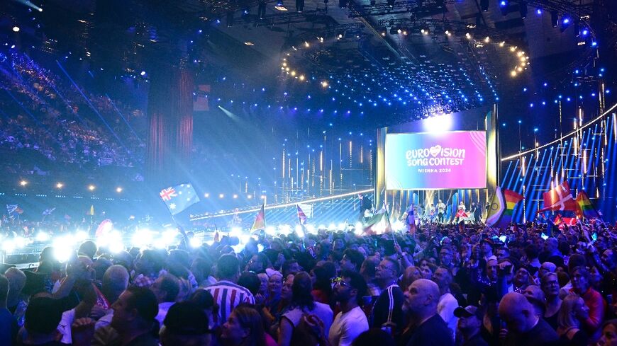 Spectators packed the Wiener Stadthalle as the Eurovision Song Contest got under way