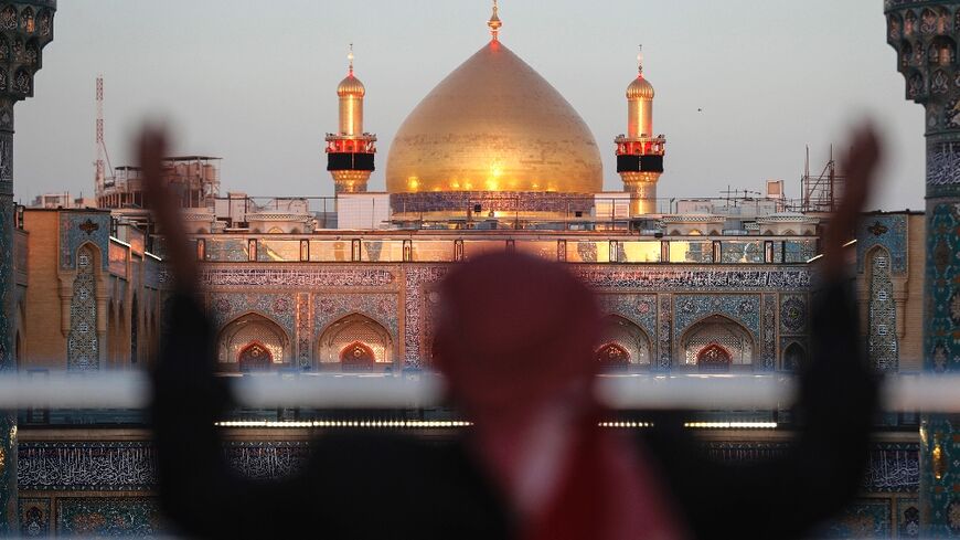 The golden-domed Imam Ali Shrine in Iraq's holy city of Najaf is the ornate burial place of the first Shia Imam