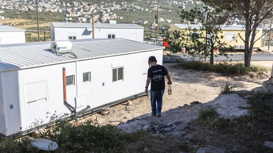 Israeli settlers return to the tiny settlement of Sa-Nur in northern West Bank after it was evacuated 20 years ago