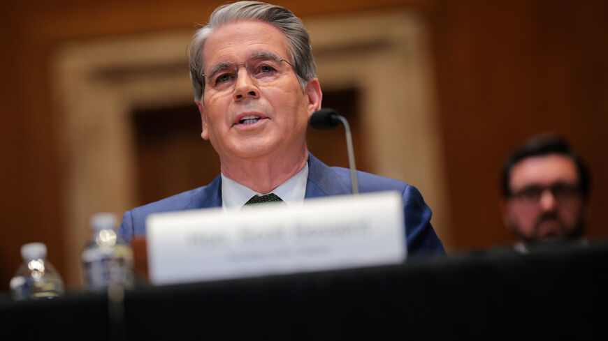US Treasury Secretary Scott Bessent testifies during a Senate Committee on Appropriations, Subcommittee on Financial Services and General Government hearing in the Dirksen Senate Office Building on April 22, 2026 in Washington, DC. 