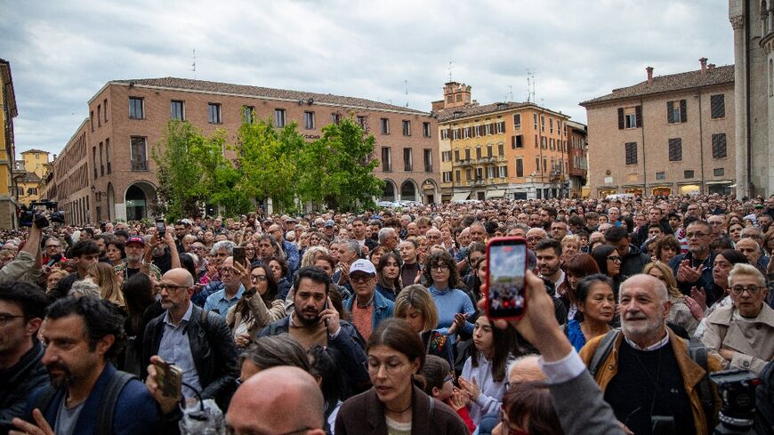 Thousands gathered at the call of the city's mayor to 'unite against those who want to divide and sow hatred'