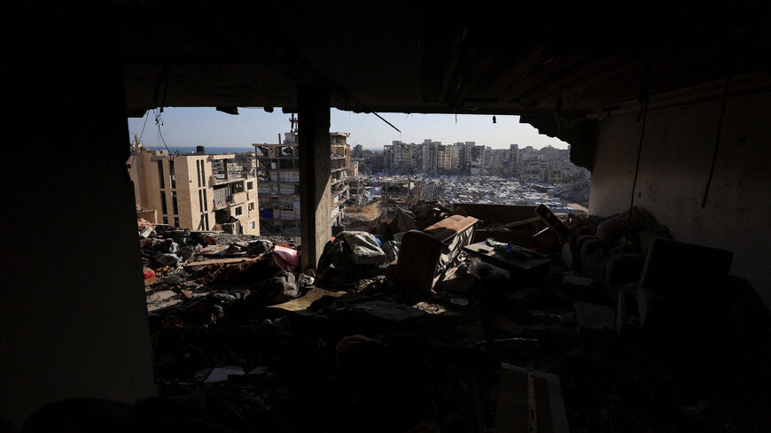 People's belongings lie scattered at the site of an Israeli strike on an apartment in Gaza City, June 4, 2026. REUTERS/Dawoud Abu Alkas