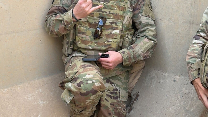 U.S. Army Reserve Sergeant 1st Class Cory Hicks poses for a photo in Kuwait on February 28, 2026, the day before he was wounded in an Iranian drone attack. Cory Hicks/Handout via REUTERS