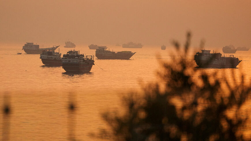 Vessels at the Strait of Hormuz, as seen from Musandam, Oman, June 16, 2026. REUTERS/Stringer/File Photo