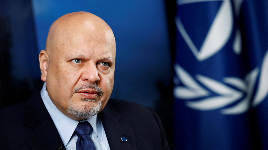 FILE PHOTO: International Criminal Court (ICC) Prosecutor Karim Khan attends an interview with Reuters in The Hague, Netherlands January 16, 2025. REUTERS/Piroschka van de Wouw/File Photo