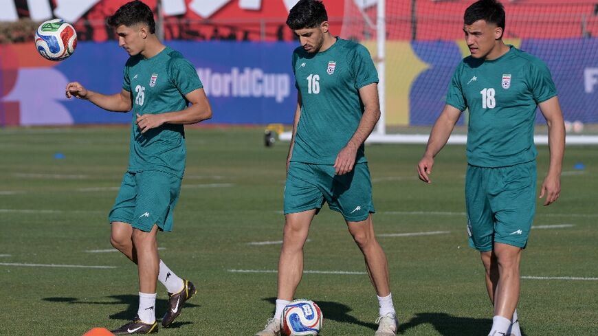 Iranian attacker Mehdi Torabi (middle) has now been given a visa that will allow him to play the rest of the tournament in the United States 