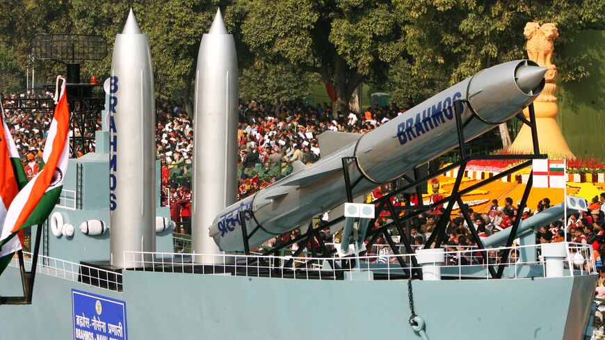 Brahmos replicas are displayed during India's 60th Republic Day parade, Jan. 26, 2009,  New Delhi.
