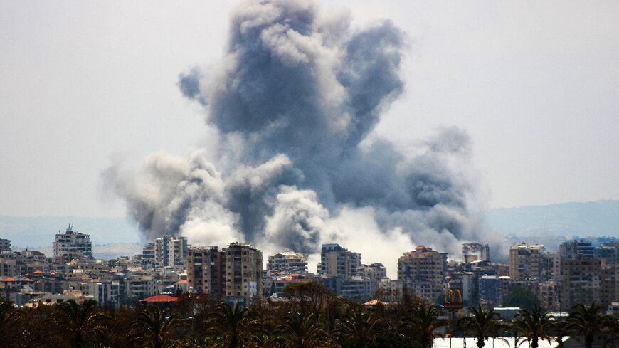 Israeli airstrikes hit targets on the outskirts of Tyre, southern Lebanon, on June 1 and Prime Minister Benjamin Netanyahu said they would soon resume on Beirut