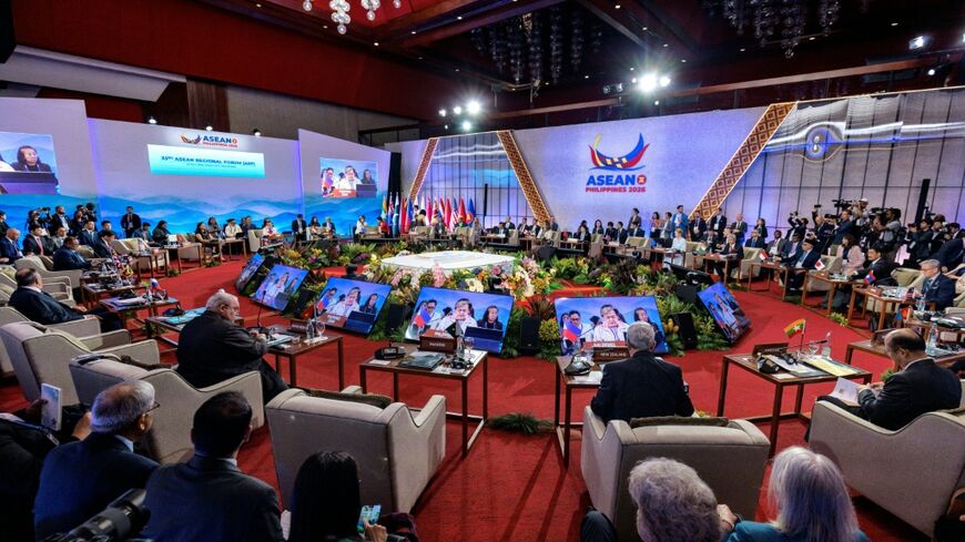 Foreign ministers attend the 33rd ASEAN Regional Forum (ARF), part of the ASEAN Foreign Ministers' Meeting, in Pasay, Metro Manila on July 23, 2026