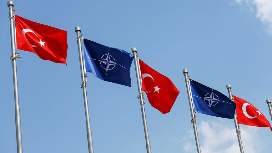 Turkey and NATO flags wave ahead of the NATO summit, in Ankara, Turkey, July 4, 2026. REUTERS/Efekan Akyuz