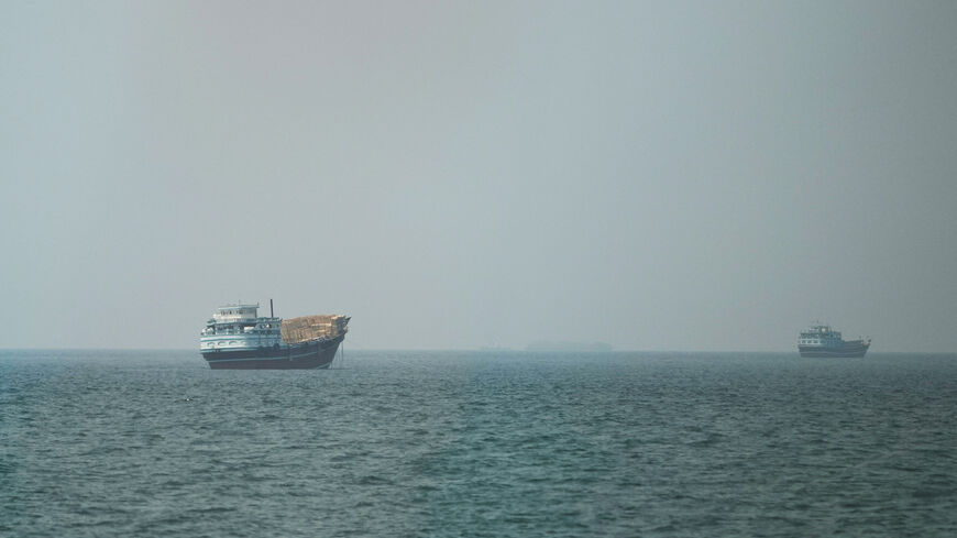FILE PHOTO: File Photo: Vessels at the Strait of Hormuz, as seen from Musandam,Oman, July 13, 2026. REUTERS/Stringer/File Photo/File Photo