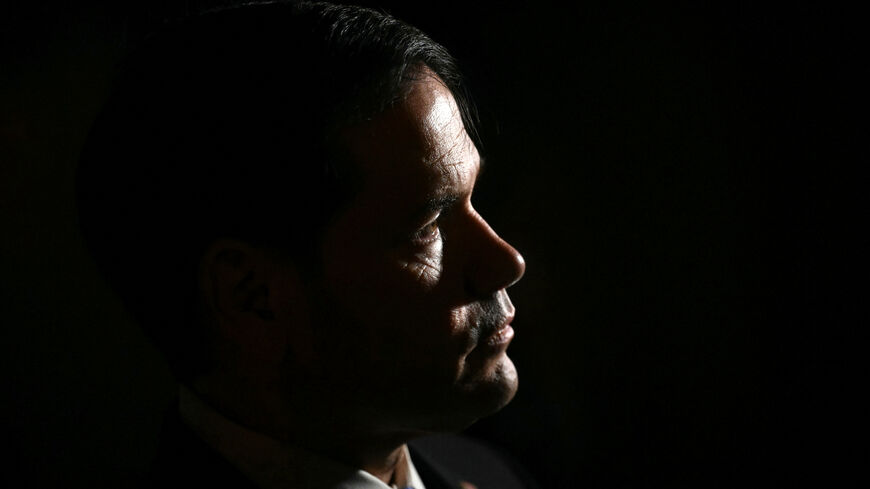 US Secretary of State Marco Rubio speaks to reporters before departing from Joint Base Andrews in Maryland on July 19, 2026. Secretary Rubio is traveling to Manila, Philippines to attend the 59th ASEAN Foreign Ministers' Meeting and related meetings.     BRENDAN SMIALOWSKI/Pool via REUTERS