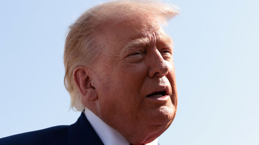 U.S. President Donald Trump speaks to the media at Joint Base Andrews, Maryland, U.S., July 22, 2026. REUTERS/Evelyn Hockstein