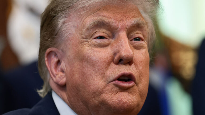 U.S. President Donald Trump makes an announcement on American nuclear innovation in the Oval Office at the White House in Washington, D.C., U.S., July 24, 2026. REUTERS/Evelyn Hockstein